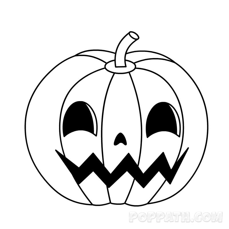 800x800 Halloween Pumpkin Drawing Halloween Holidays Wizard