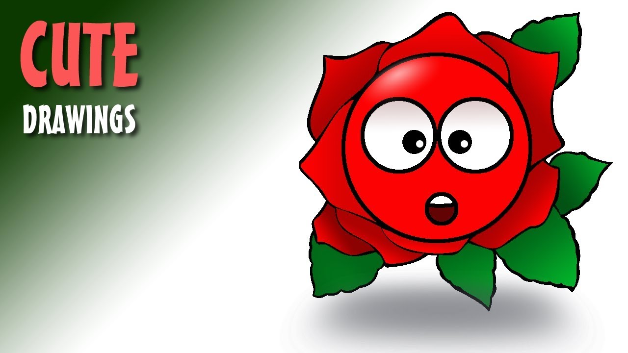 1280x720 How To Draw Rose Kawaii