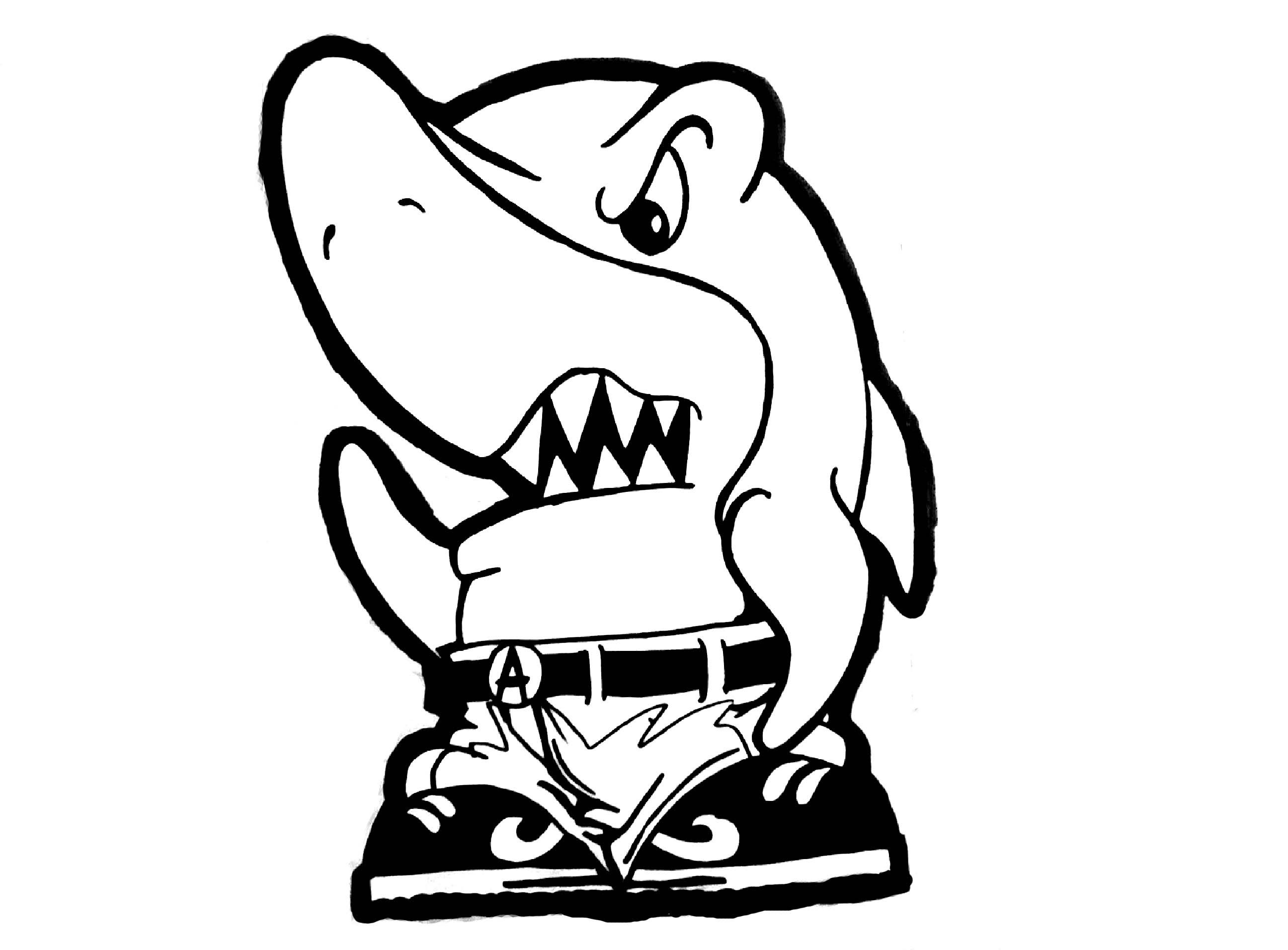 Graffiti Cholo Drawings Easy Shark Drawing Wizard Sketches Cool Lowrider Ca...