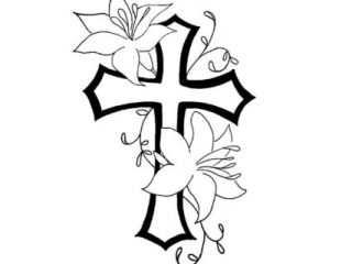 320x240 Cool Flower Drawings Step