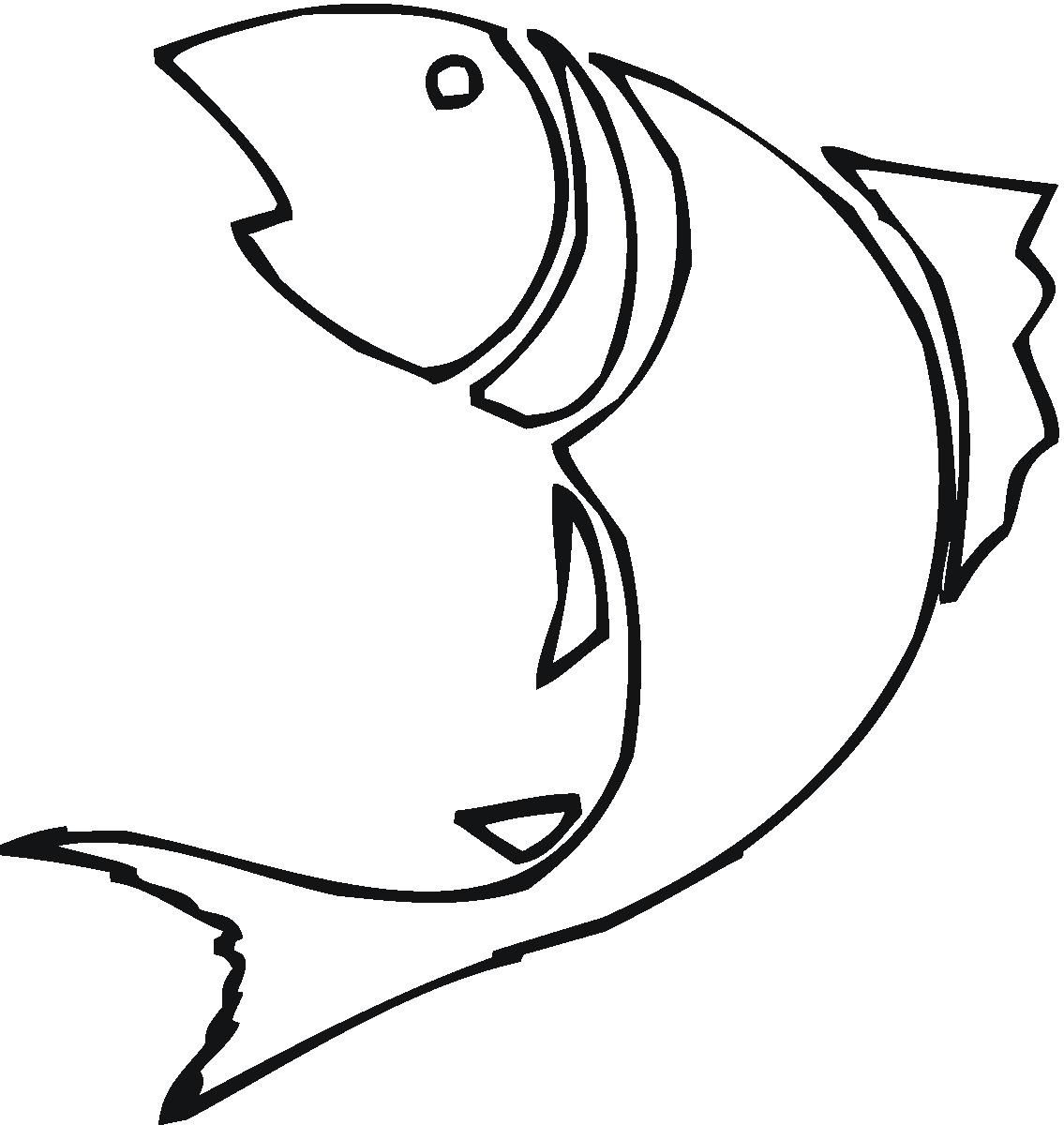 1135x1200 Daring Fish Pictures Drawings Free Simple Drawing For Kids
