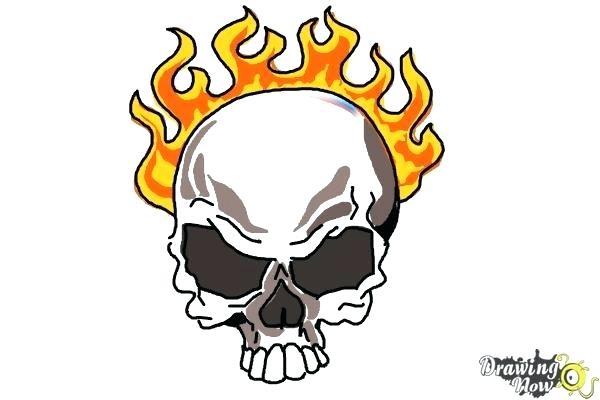 600x400 How To Draw A Skeleton Head Download