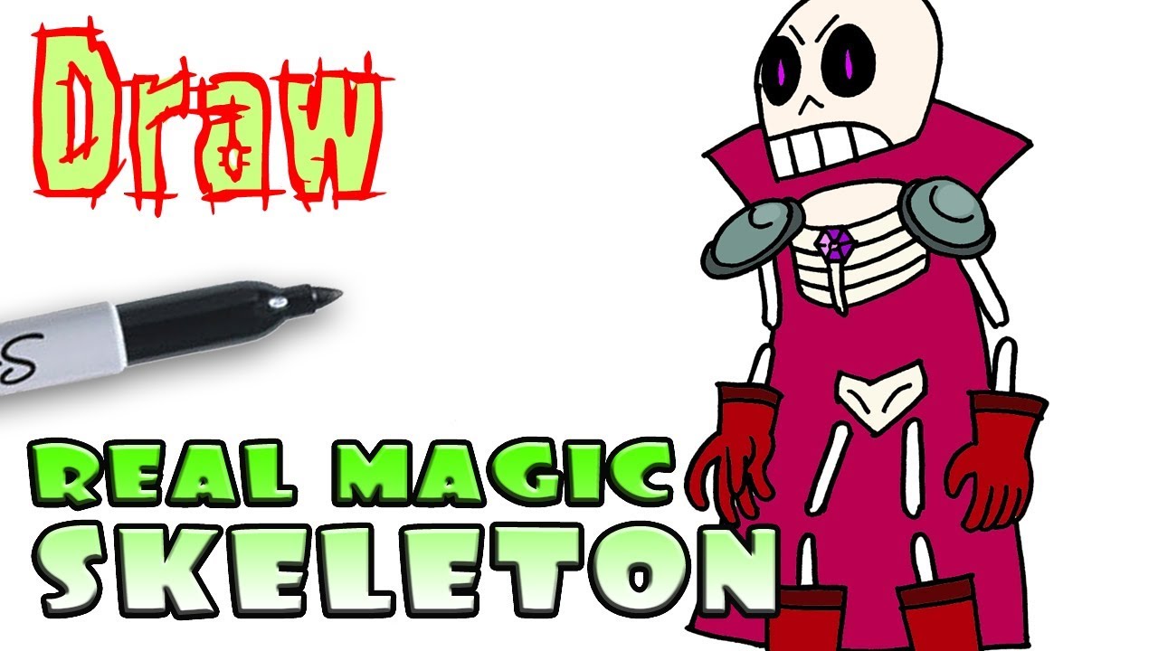 1280x720 How To Draw A Real Magic Skeleton Ok Ko Let's Be Heroes
