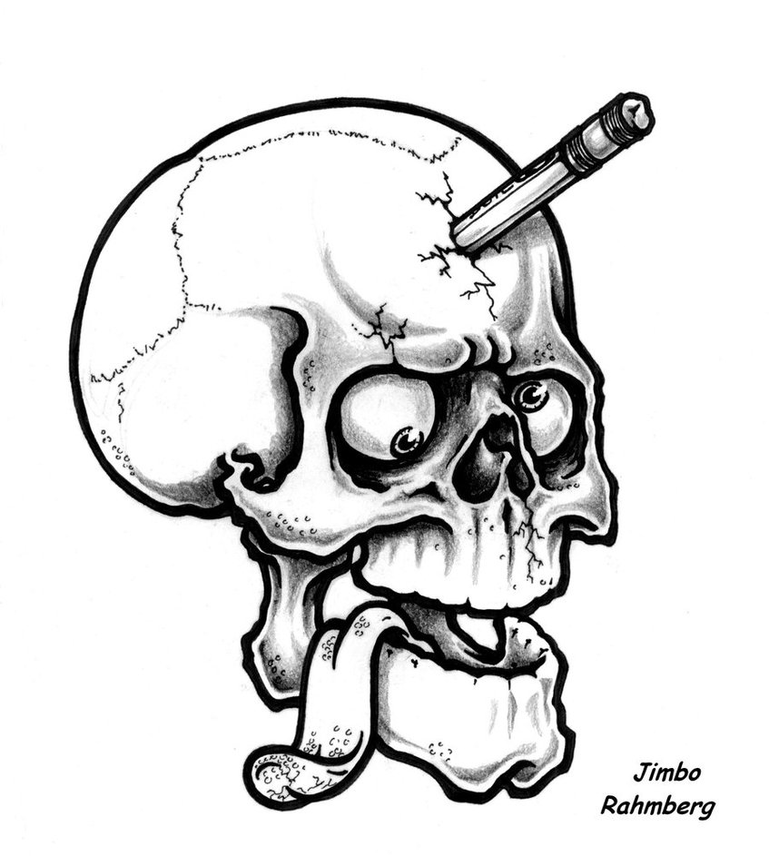 Cool Skull Drawings