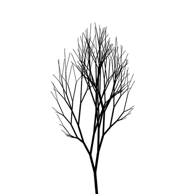 400x400 Small Line Tree Tattoo Prints + Patterns Silhouette