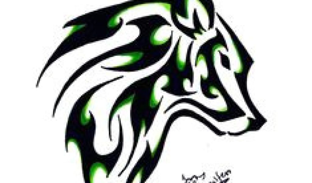 1024x600 Drawing Of A Tribal Wolf Best Tattoos For Men Tribal Wolf