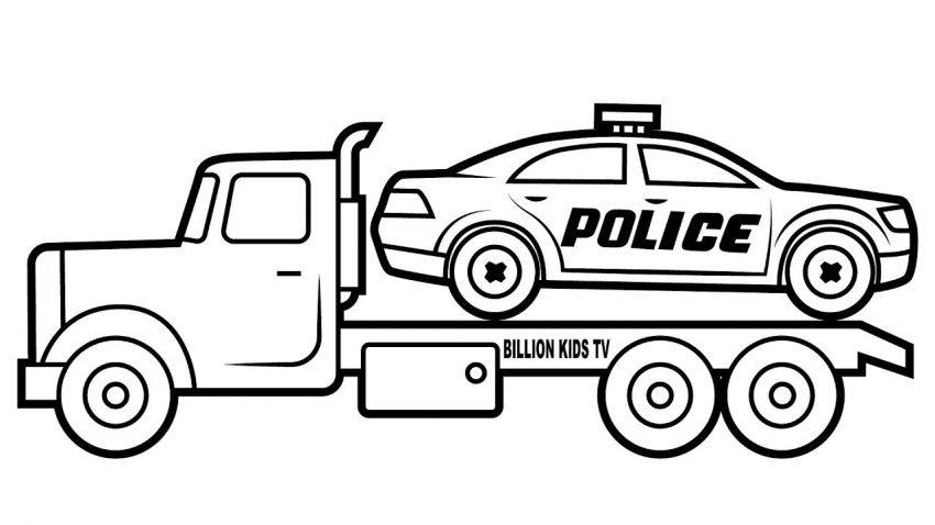850x478 Coloring Pages Police Car Images For Cop Download Free Books