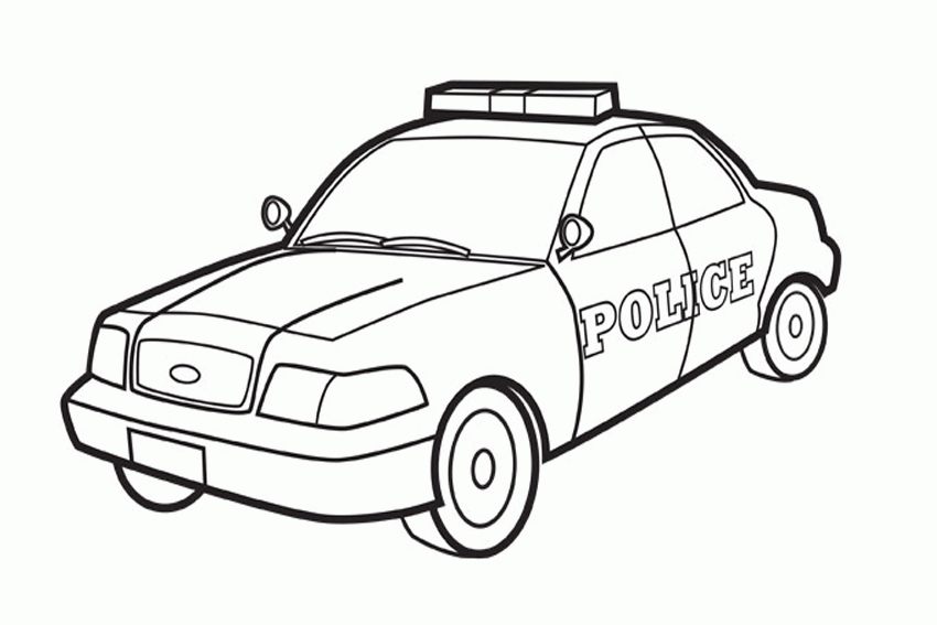 850x567 Cop Drawing Sheriff Car For Free Download
