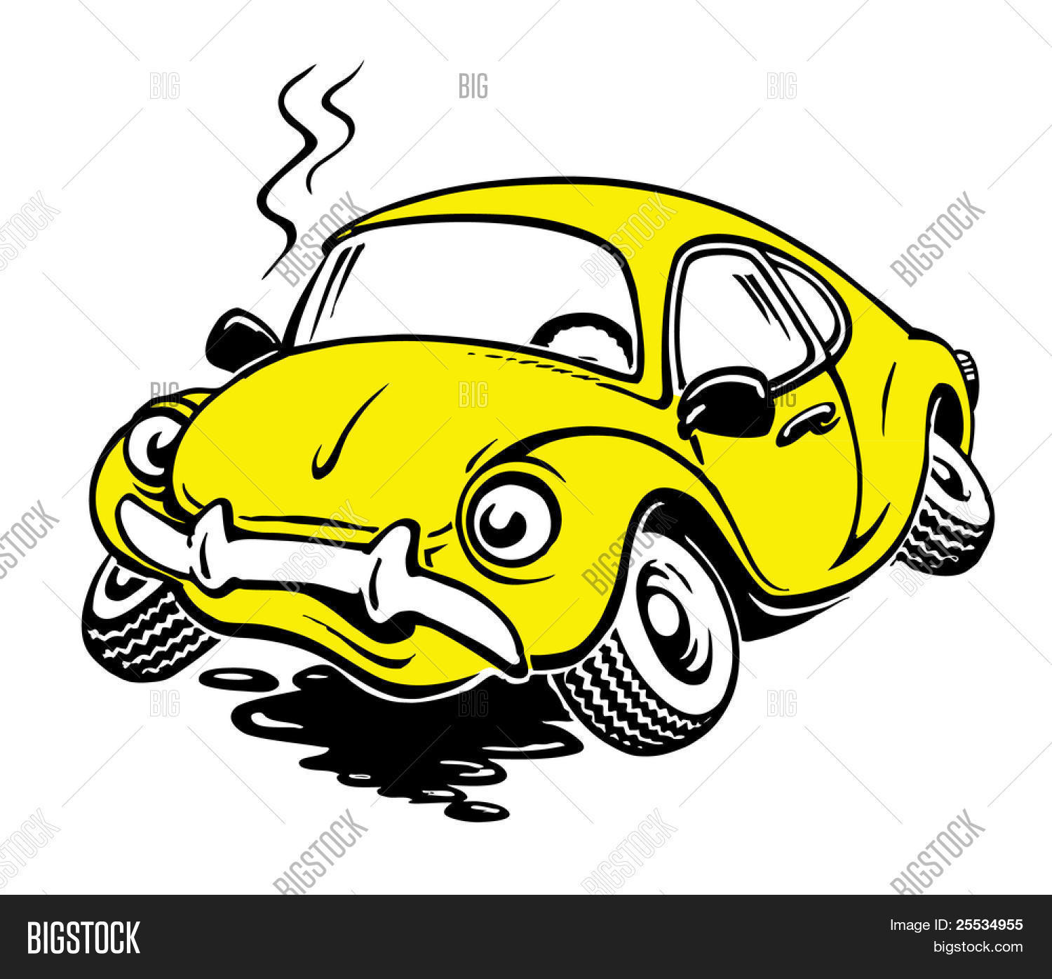 1500x1395 Cartoon Cop Car Drawing Broken Down Style Step