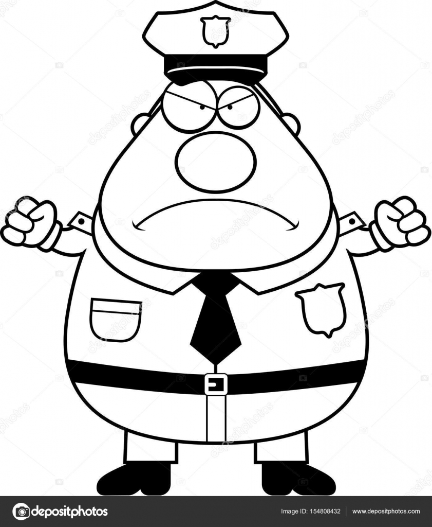 841x1024 Cop Drawing Angry Police For Free Download