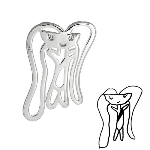 500x500 wholesale copper kids art doodles children drawing jewelry charms