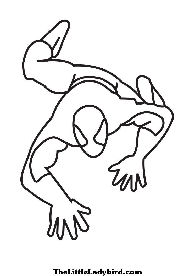745x1053 Frog Drawing Free Download
