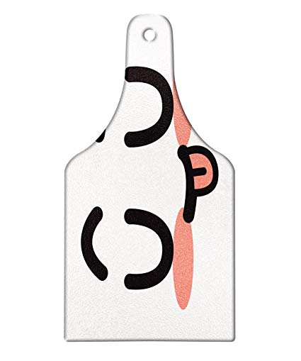 425x509 lunarable kawaii cutting board, japanese inspirations