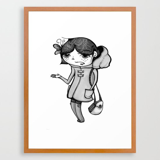 550x550 Coraline Framed Art Print