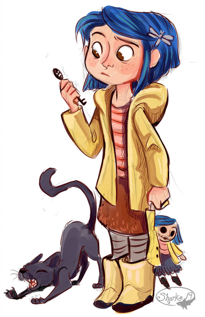 719x1112 Coraline Sketch