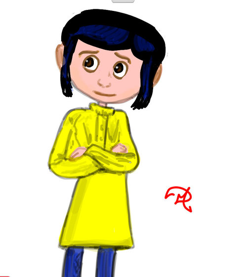 500x561 Coraline Drawings