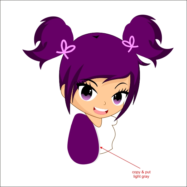 600x600 drawing an anime cartoon in corel draw