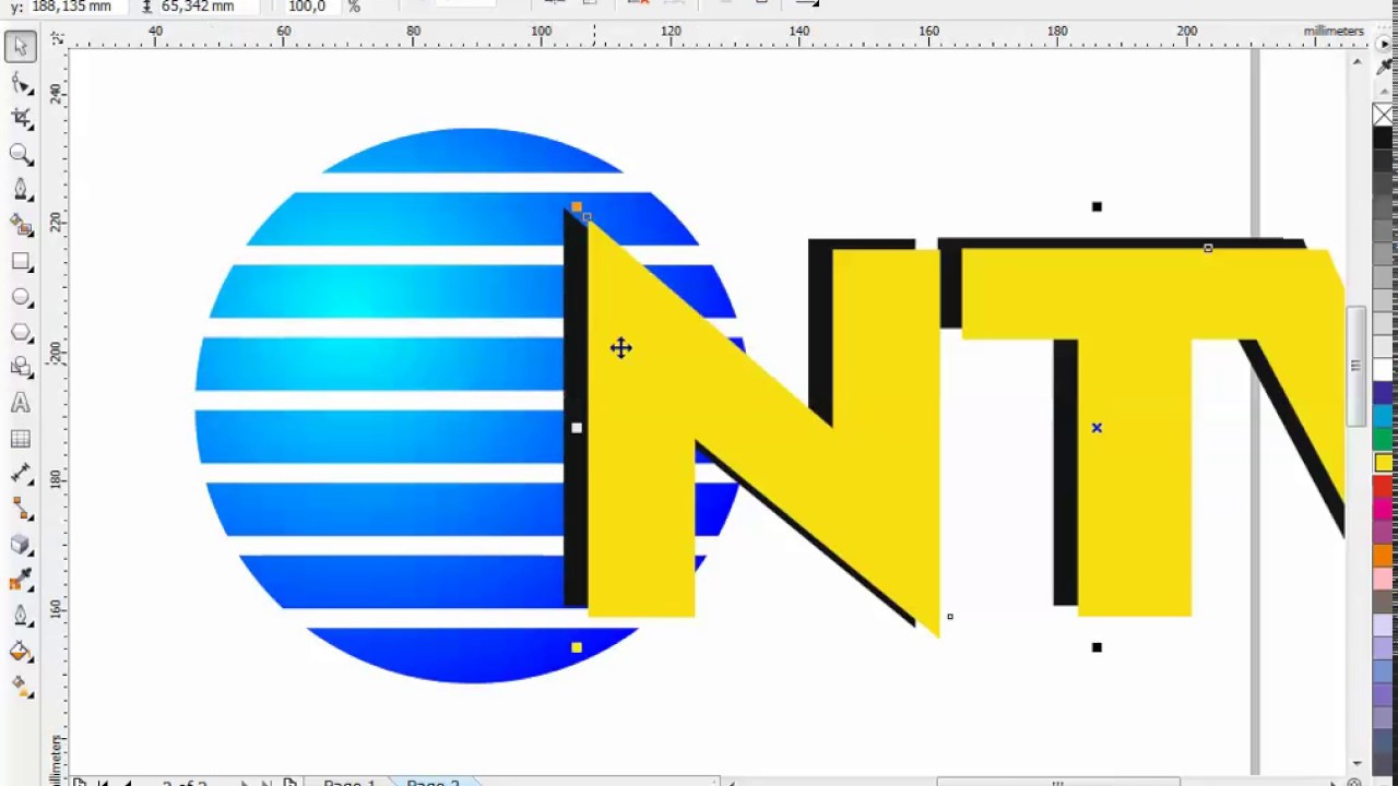 1280x720 Ntv Logosu Corel Draw Logo