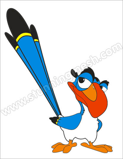 415x537 Bezier Tool In Coreldraw To Make Cartoon Bird