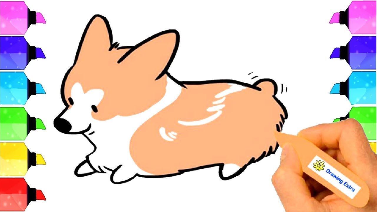 Corgi Drawing | Free download on ClipArtMag