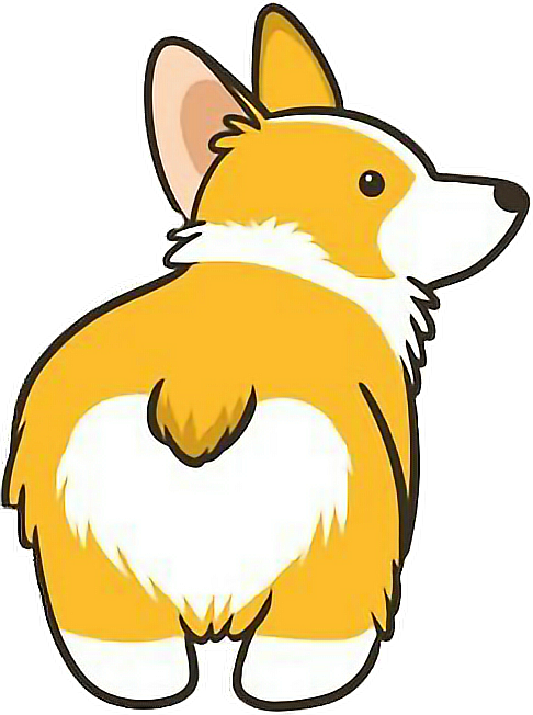 Corgi Line Drawing | Free download on ClipArtMag