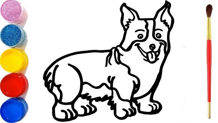 728x410 Corgi Drawing Step