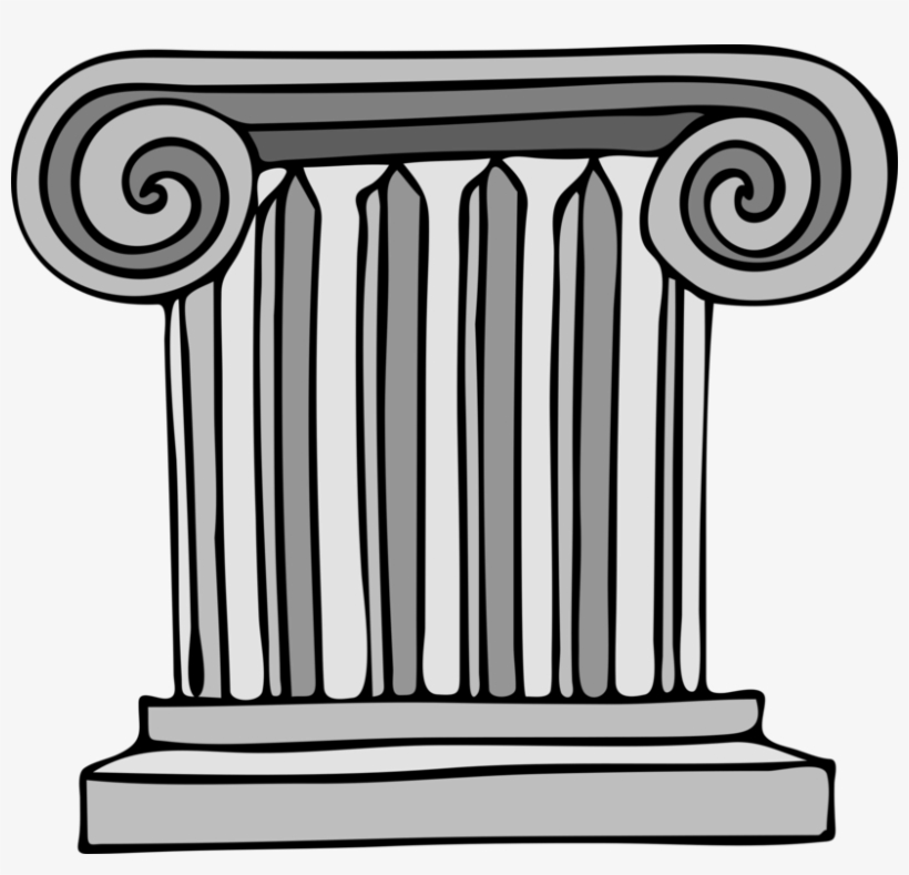 820x789 Column Ancient Roman Architecture Classical Order Drawing