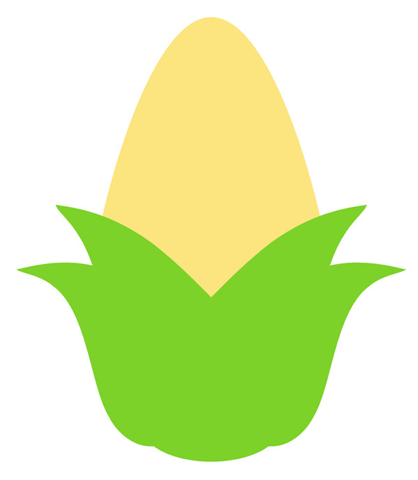 600x689 Drawn Corn Simple