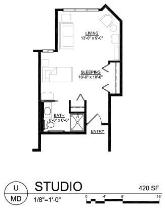 326x414 Apartment Layout Cornerstone Assisted Living