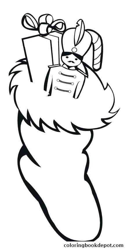 459x859 Coloring Pages Of Christmas Stockings Cornet Colouring Pages