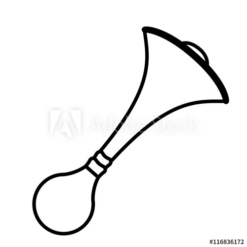 500x500 Horn Cornet Isolated Icon Design, Vector Illustration Graphic