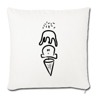 190x190 Ice Cream Happy Black Sweet Summer Dessert Cornet Mug Spreadshirt