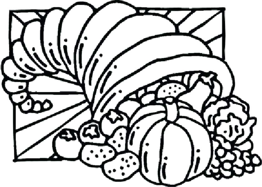 840x600 Cornucopia Coloring