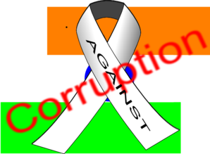 298x219 india against corruption clip art