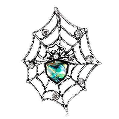 395x395 yazilind sea shell brooch spiderweb shape rhinestone