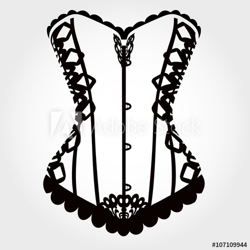 500x500 corset, abstract corset