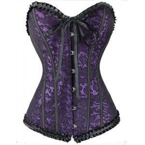 300x300 purple satin corset rigid lace and drawing