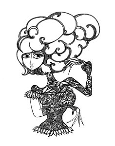 236x300 White Corset Drawings Fine Art America