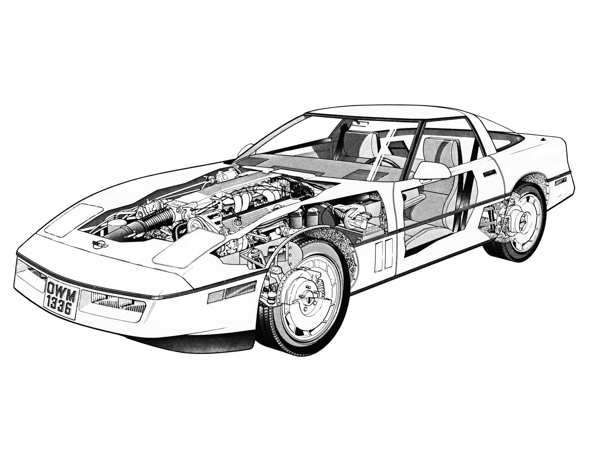 Corvette Drawing