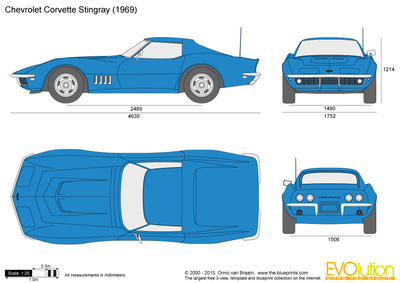 400x283 Chevrolet Corvette Stingray Vector Drawing