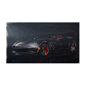 300x300 Chevrolet Corvette Drawing Digital Art
