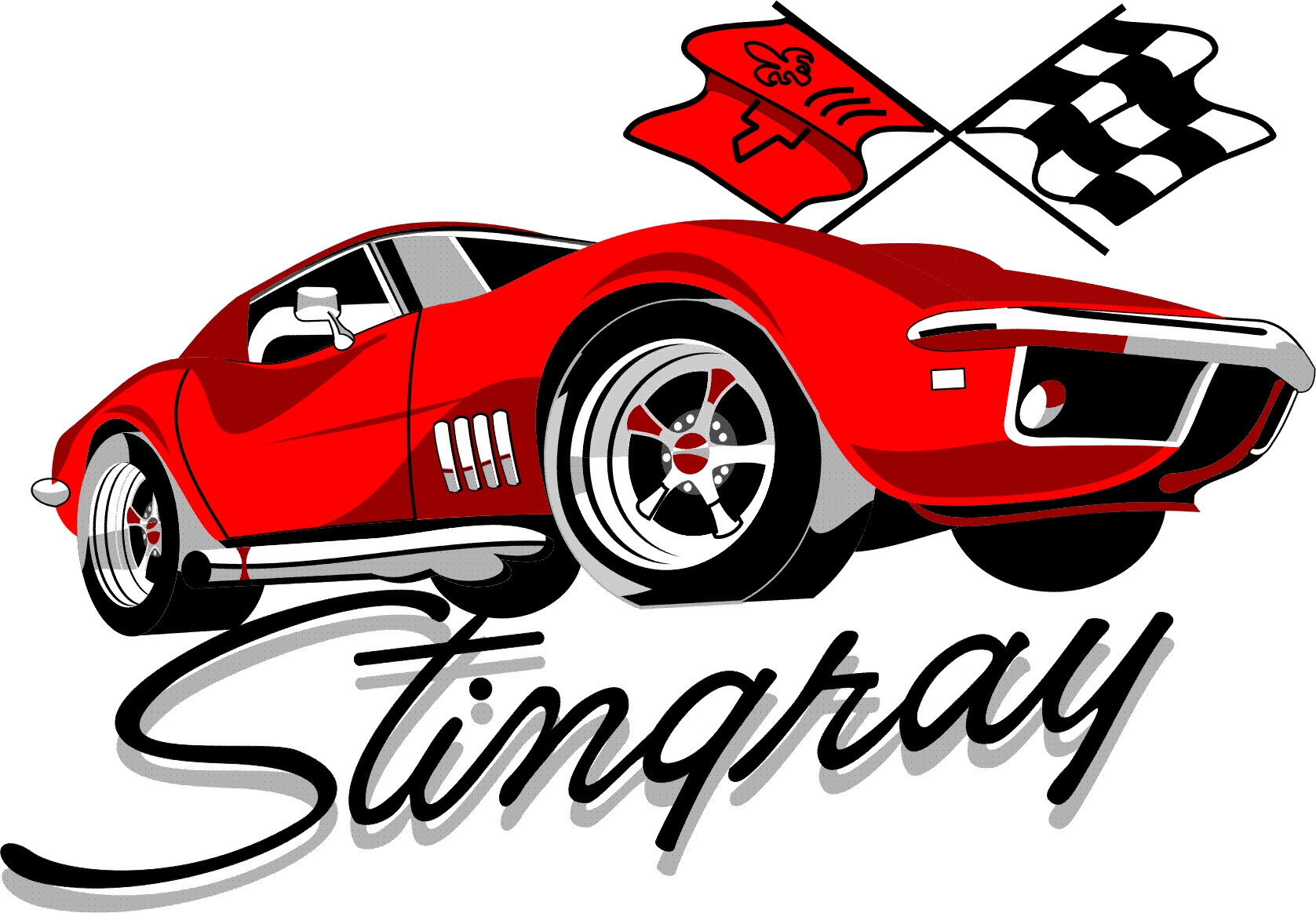 Corvette Stingray Drawing