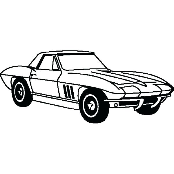 600x600 Chevy Corvette Coloring Pages