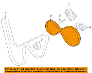 300x239 chevrolet gm oem corvette ac ac serpentine belt ebay