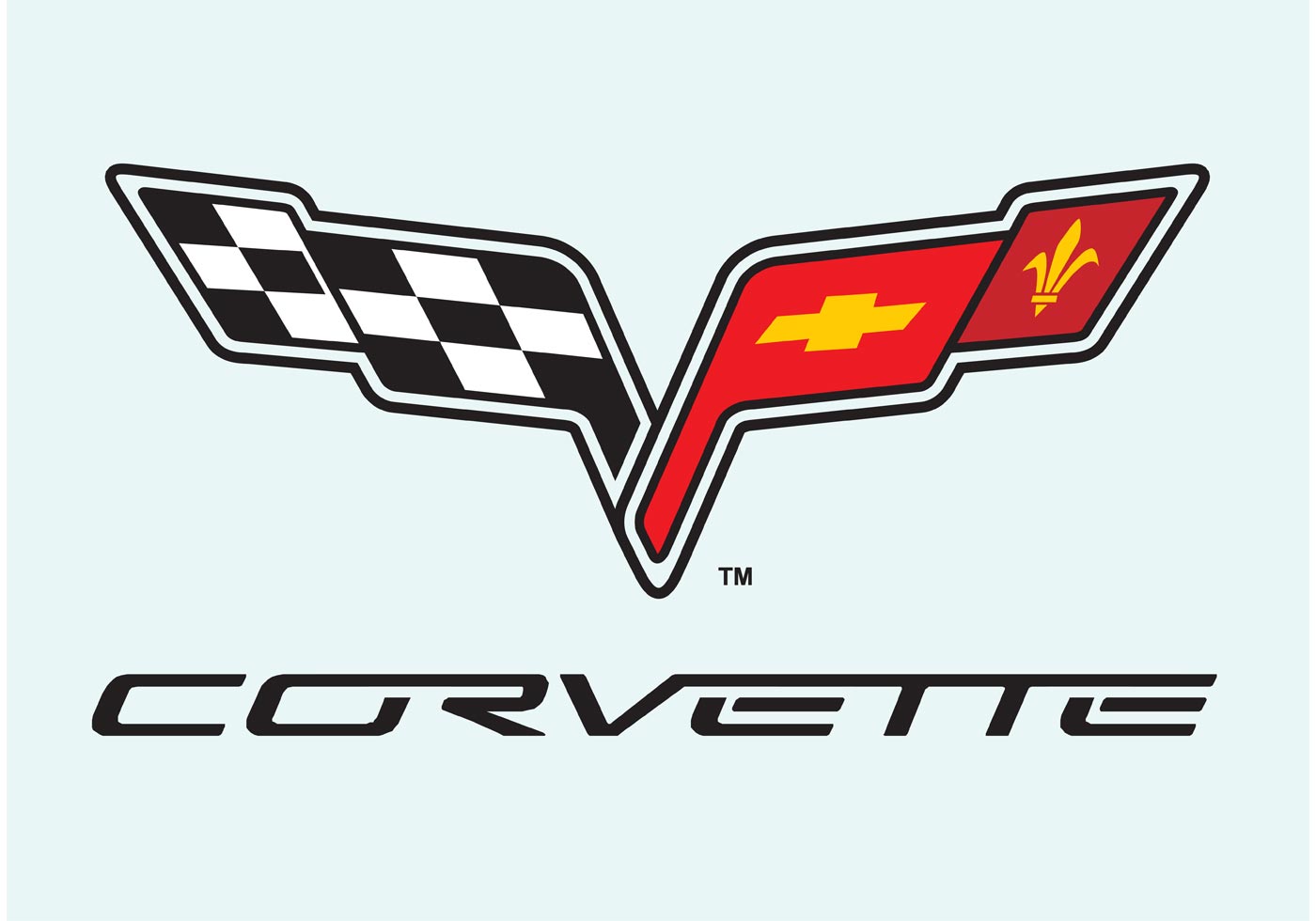 1400x980 Corvette Free Vector Art