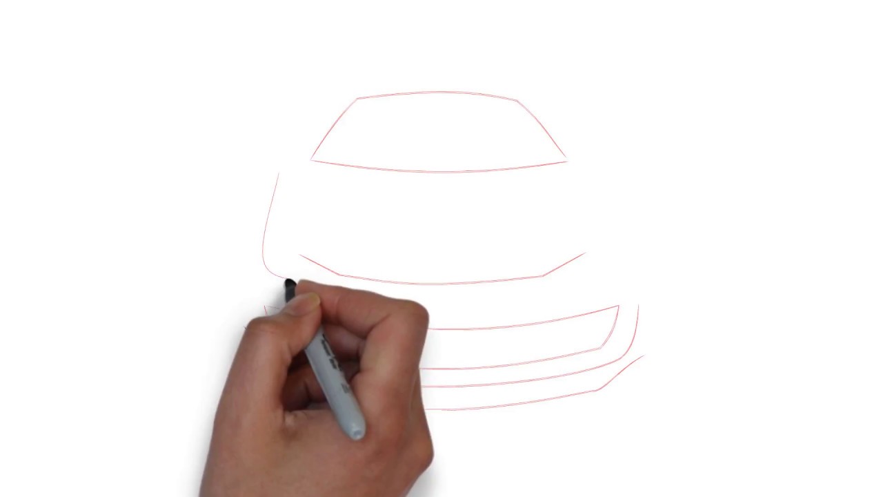 1280x720 How To Draw A Ferrari Gtb Tutorial