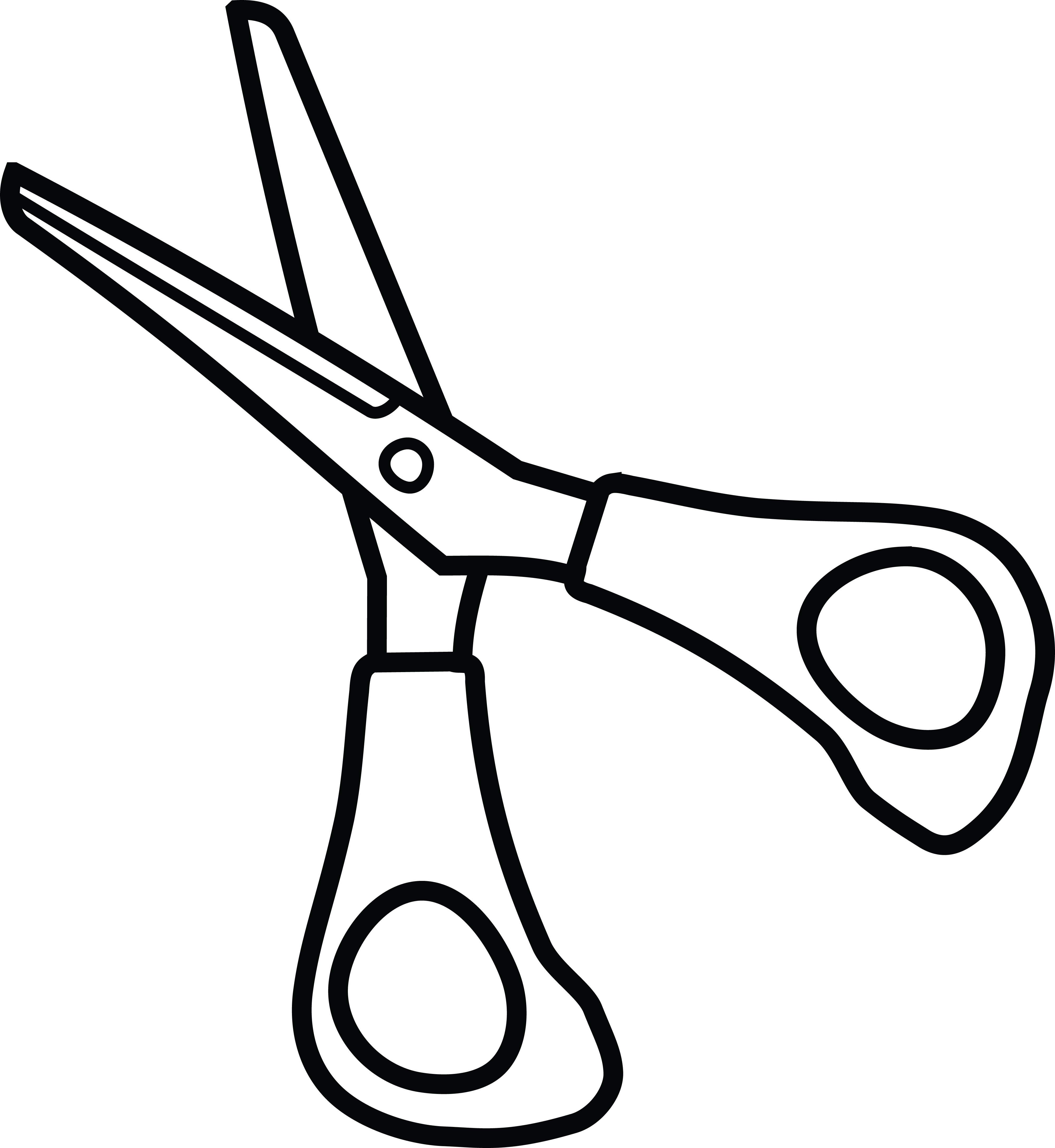 4000x4354 Collection Of Free Scissors Drawing Cosmetology Download On Ui Ex