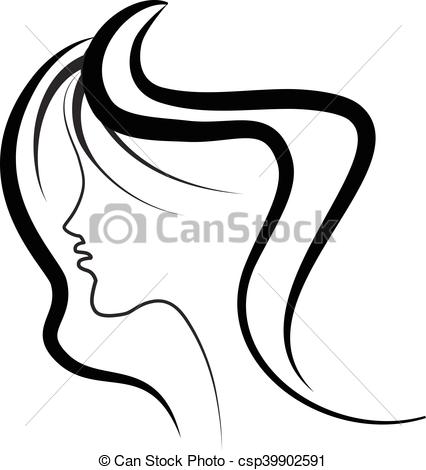 426x470 Salon Logo Clipart