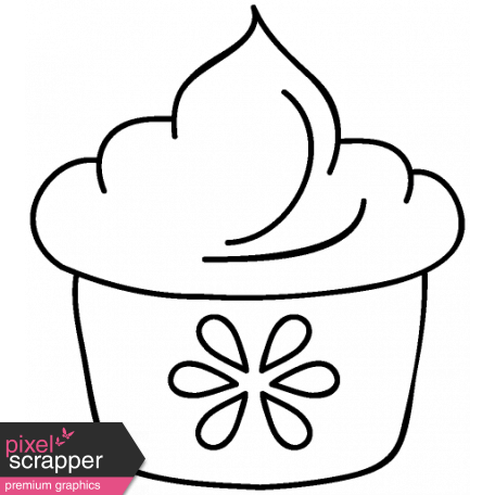 456x456 Food Doodle Template Graphic