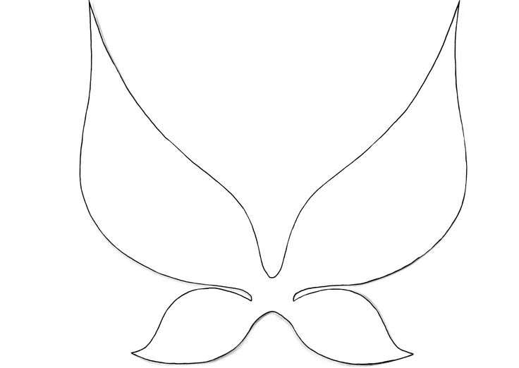 736x522 Fairy Wings Outline Fairy Wings Template Printable